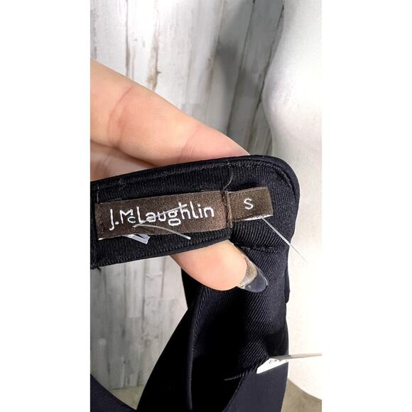 NWT J.McLaughlin Women's Barry Dress Black Sheath Knee Length Size Small - Picture 6 of 8